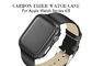 Schwarzer Farb-Matte Finish Carbon Aramid Fibers Apple Kasten der Uhr-Reihen-4